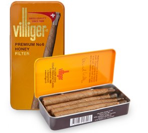 Cigar Mini Villiger Premium No 6 Cherry Filter